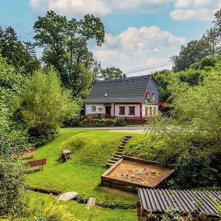 Vlcihorska Chaloupka Villa Krasna Lipa Exterior photo